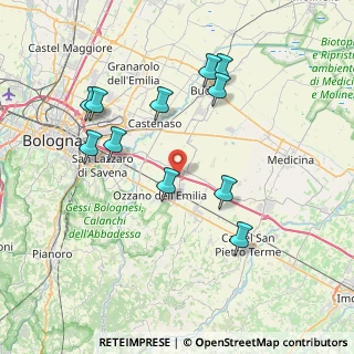 Mappa Via Grafica, 40064 Ozzano dell'Emilia BO, Italia (7.87091)