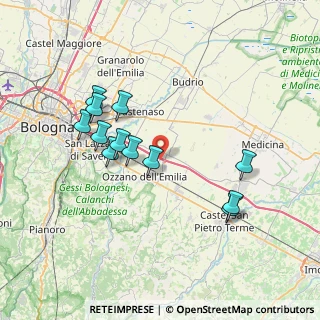 Mappa Via Grafica, 40064 Ozzano dell'Emilia BO, Italia (7.17333)