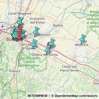 Mappa Via Grafica, 40064 Ozzano dell'Emilia BO, Italia (10.822)