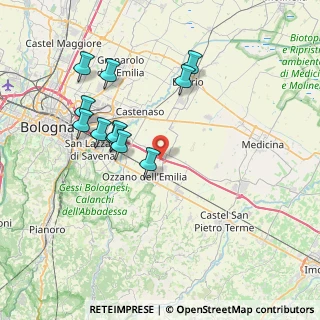 Mappa Via Grafica, 40064 Ozzano dell'Emilia BO, Italia (7.47727)