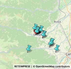 Mappa Viale Sarrea, 12025 Dronero CN, Italia (3.934)