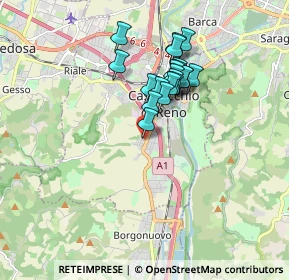 Mappa Via Michelangelo Buonarroti, 40033 Casalecchio di Reno BO, Italia (1.419)