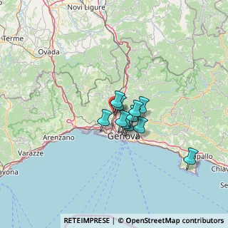 Mappa Via n.s. Della Guardia 36 i R, 16162 Genova GE, Italia (7.92727)