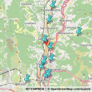 Mappa Via n.s. Della Guardia 36 i R, 16162 Genova GE, Italia (2.34636)