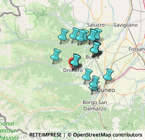 Mappa Via Giovanni Giolitti, 12025 Dronero CN, Italia (9.93)