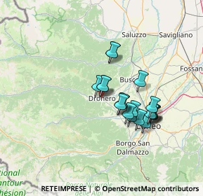 Mappa Via Giovanni Giolitti, 12025 Dronero CN, Italia (11.308)