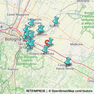 Mappa Via Giorgio Perlasca, 40064 Ozzano dell'Emilia BO, Italia (7.196)