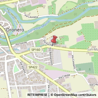 Mappa Via Fucine, 31, 12025 Dronero, Cuneo (Piemonte)