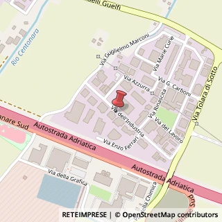 Mappa Via dell'Industria, 38, 40064 Ozzano dell'Emilia, Bologna (Emilia Romagna)