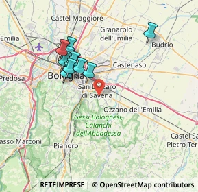 Mappa Via Risorgimento, 40068 San Lazzaro di Savena BO, Italia (6.60364)