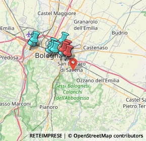 Mappa Via Risorgimento, 40068 San Lazzaro di Savena BO, Italia (5.80154)