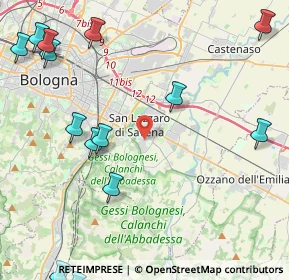 Mappa Via Risorgimento, 40068 San Lazzaro di Savena BO, Italia (6.32933)