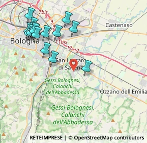 Mappa Via Risorgimento, 40068 San Lazzaro di Savena BO, Italia (4.87375)