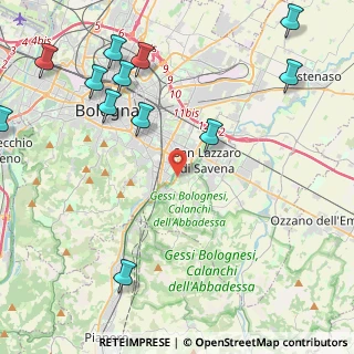 Mappa Viale Lungosavena, 40139 Bologna BO, Italia (5.86083)