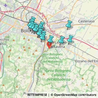 Mappa Viale Lungosavena, 40139 Bologna BO, Italia (3.45471)
