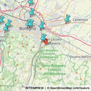 Mappa Viale Lungosavena, 40139 Bologna BO, Italia (6.20455)
