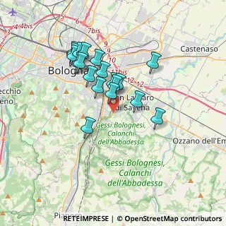 Mappa Viale Lungosavena, 40139 Bologna BO, Italia (3.13684)