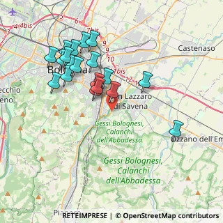 Mappa Viale Lungosavena, 40139 Bologna BO, Italia (3.85632)