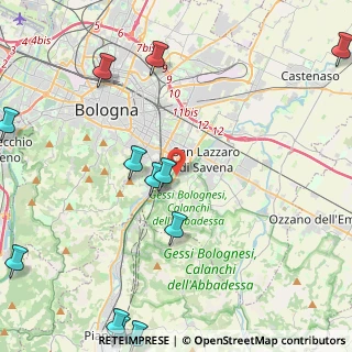 Mappa Viale Lungosavena, 40139 Bologna BO, Italia (6.23833)