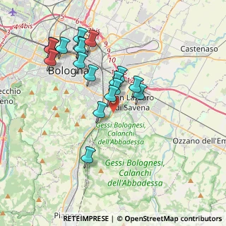 Mappa Viale Lungosavena, 40139 Bologna BO, Italia (3.75056)