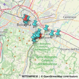 Mappa Viale Lungosavena, 40139 Bologna BO, Italia (2.645)