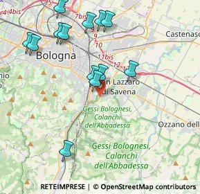 Mappa Viale Lungosavena, 40139 Bologna BO, Italia (4.37308)