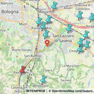 Mappa Viale Lungosavena, 40139 Bologna BO, Italia (2.90714)