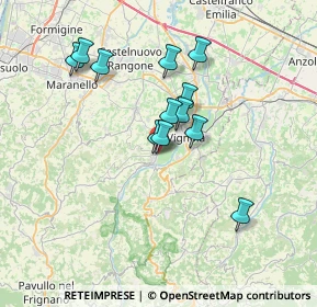 Mappa Via Circonvallazione Est, 41054 Marano sul Panaro MO, Italia (6.06)