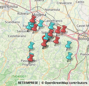 Mappa Via Circonvallazione Est, 41054 Marano sul Panaro MO, Italia (11.0535)