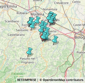 Mappa Via Circonvallazione Est, 41054 Marano sul Panaro MO, Italia (10.3095)
