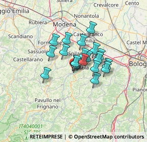 Mappa Via Circonvallazione Est, 41054 Marano sul Panaro MO, Italia (8.581)