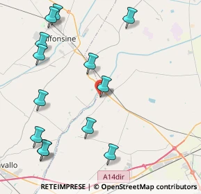 Mappa Via P.Togliatti, 48123 Mezzano RA, Italia (5.17846)