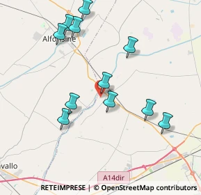 Mappa Via P.Togliatti, 48123 Mezzano RA, Italia (3.98455)