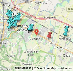 Mappa , 40068 San Lazzaro di Savena BO, Italia (2.57105)