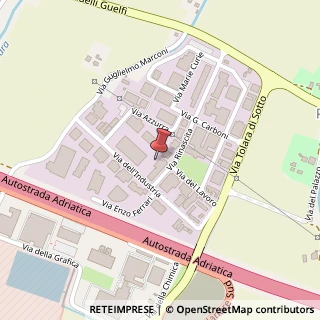 Mappa Via dell'Industria, 19, 40064 Ozzano dell'Emilia, Bologna (Emilia Romagna)