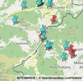 Mappa Via Galileo Galilei, 16010 Torrazza GE (1.231)
