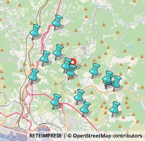 Mappa Via Galileo Galilei, 16010 Torrazza GE (3.892)