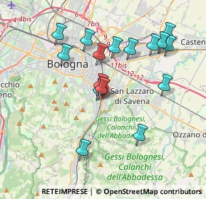 Mappa Via Marcello Benedetto, 40141 Bologna BO, Italia (3.77813)