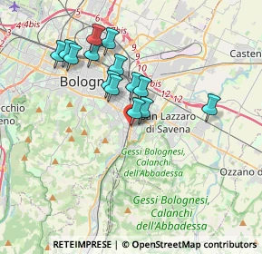 Mappa Via Marcello Benedetto, 40141 Bologna BO, Italia (3.22357)