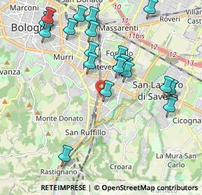Mappa Via Marcello Benedetto, 40141 Bologna BO, Italia (2.144)