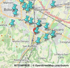 Mappa Via Marcello Benedetto, 40141 Bologna BO, Italia (2.019)