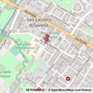 Mappa Via della Repubblica, 18, 40068 San Lazzaro di Savena, Bologna (Emilia Romagna)
