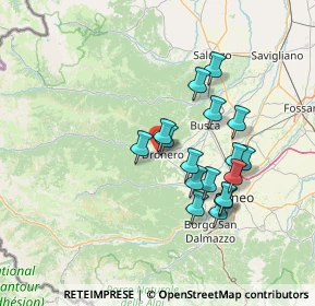 Mappa Via Roccabruna, 12025 Dronero CN, Italia (12.61176)