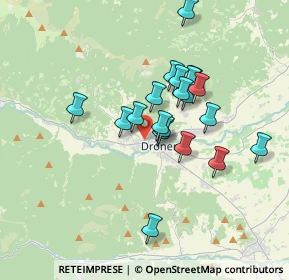 Mappa Via Roccabruna, 12025 Dronero CN, Italia (2.943)