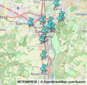 Mappa Via Silvio Pellico, 40033 Casalecchio di Reno BO, Italia (1.69917)