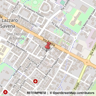 Mappa Via Carlo Jussi, 10, 40068 San Lazzaro di Savena, Bologna (Emilia Romagna)