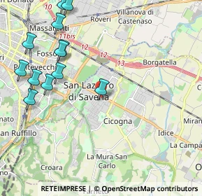 Mappa Effebiamministrazioni@gmail.com, 40068 San Lazzaro di Savena BO, Italia (2.585)