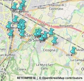 Mappa Effebiamministrazioni@gmail.com, 40068 San Lazzaro di Savena BO, Italia (2.11895)