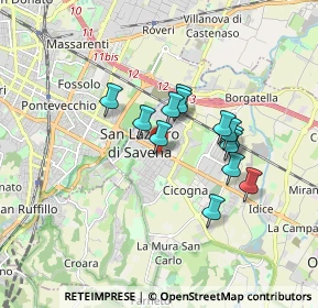 Mappa Effebiamministrazioni@gmail.com, 40068 San Lazzaro di Savena BO, Italia (1.37077)
