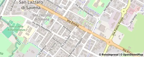 Mappa San Lazzaro di Savena